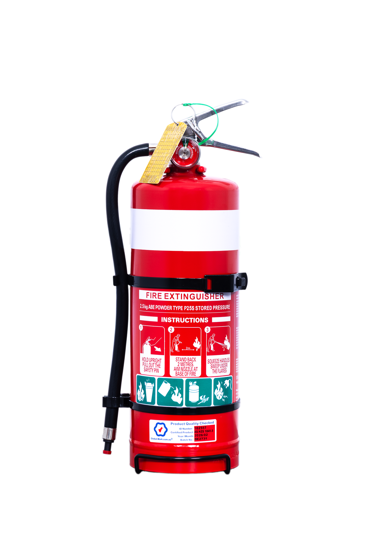 2.5kg Dry Chemical ABE Extinguisher
