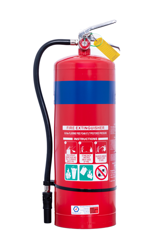 9 Litre Fluorine Free AFFF - Air Foam Fire Extinguisher