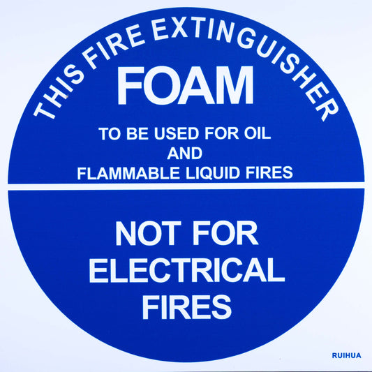 AFFF Foam Fire Extinguisher ID Sign